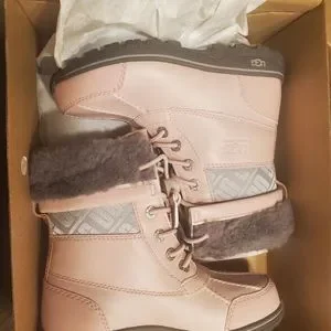 Winter boots Ugg size 13 brand new NEW BIG KIDS UGG KIRBY SUEDE CHESTNUT RAIN SNOW WINTER BOOTS  main image 4